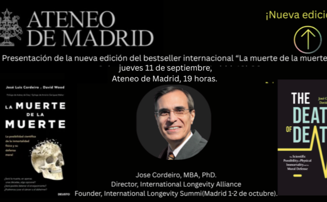 ‘La muerte de la muerte’: el bestseller que cuestiona los límites de la vida se presentará este jueves en el Ateneo de Madrid